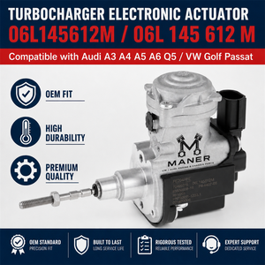 MANER Moteur d'actionneur de soupape de décharge électronique (Wastegate) pour turbocompresseur, référence OE 06L145612M, compatible Audi TT A3 A4 A5 A6 A7 Golf MK7 Sharan B8 EA888 - Product Image 4