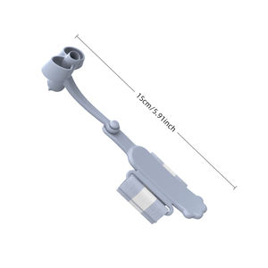 OEM/ODM Stylo pour enfants Poignée d'aide à l'écriture Positionnement à trois doigts Anti-crochet Bracelet Silicone Poignée de crayon - Product Image 3