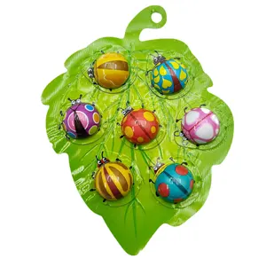 HY Toys24 pacote de insetos folhas infantis em forma de joaninha sete estrelas Maltese embutidos chocolates lanche infantil atacado