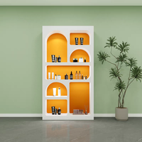 Vitrine de présentation cosmétique haut de gamme avec finition de qualité, armoire de laboratoire, vitrine commerciale personnalisée pour soins de la peau avec éclairage LED