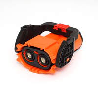 Connecteur coudé CC HVIL 2 broches 60A en cuivre, IP67/IP68, verrouillable, haute tension, pour distribution d'énergie automobile EV