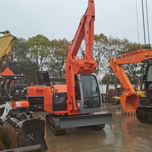 ZX70ไฮดรอลิก HITACHI รถขุดตีนตะขาบพร้อมเครื่องยนต์ KOHLER และปั๊มไฮดรอลิก Huade - Product Image 1