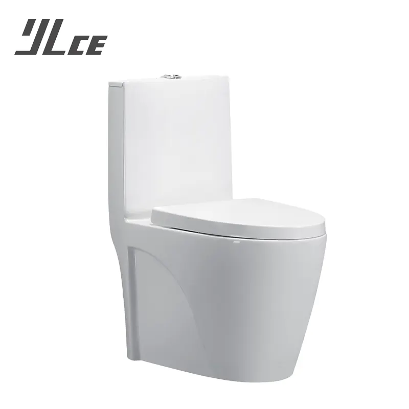 Sanitary Ware 300mm Factory Price S-trap Porcelain Bathroom Siphonic One Piece Toilet Ceramic