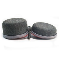Mini rond fermeture éclair haut-parleur Audio boîte Portable antichoc amplificateur haut-parleur accessoires boîte avec mousqueton