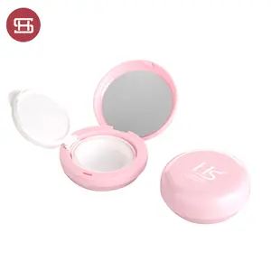 Custom Press Powder Case With Mirror Luxury Empty Bb Cream Air Cushion Plastic Foundation Compact Case Cushion Compact