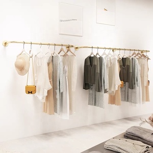 Perchero de <span class=keywords><strong>pared</strong></span> desmontable de alta resistencia <span class=keywords><strong>para</strong></span> <span class=keywords><strong>ropa</strong></span>, ideal <span class=keywords><strong>para</strong></span> boutiques y exhibición de prendas, que ahorra espacio. - Product Image 3