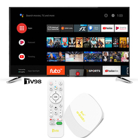 TV98 ATV MAX Quad Core 4K Smart TV Box Allwinner H313 2GB 16GB WiFi de Doble Banda con Control Remoto por Voz