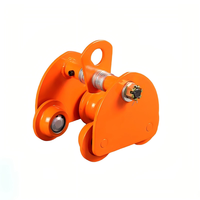 Approvisionnement direct usine OEM Chariot à poutre en I à quatre roues, structure compacte en acier, 1 tonne, 2 tonnes, 3 tonnes pour convoyeur aérien
