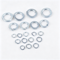 Factory Supply Spring Lock Washer Carbon Steel Galvanized Light Split Opening Washer Anti Vibration Fastener Washer