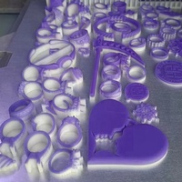 Chine usine haute précision bijoux imprimante 3D violet cire blanc cire bijoux pour WaxJet 400/410