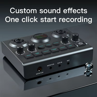 Interfaz de Audio USB Externa 3 en 1, Tarjeta de Sonido de 3 Canales para Podcast, Instrumentos Musicales, Teléfono y Entretenimiento