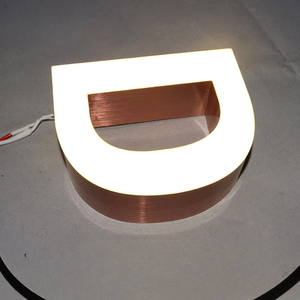 Letras de Canal Metálicas Profesionales con Iluminación Frontal y Trasera, Letras de Canal con Iluminación Frontal sin Borde para Exteriores - Product Image 5