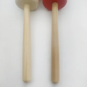 Wholesale Handheld <b>Wooden</b> Temple <b>Block</b> With Wood Beater Orff Percussion Instrument Kids Hand Grip Wood <b>Block</b> Rhythm Musical Toy - Product Image 2