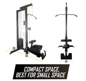 Machine à câbles multifonctionnelle commerciale à double fonction 2 en 1 pour tirage latéral et traction basse pour l'entraînement musculaire avec logo personnalisé - Product Image 4