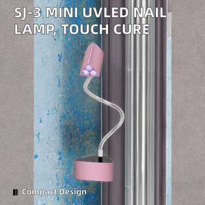 18 Wát kim loại <span class=keywords><strong>mini</strong></span> máy tính để bàn UV Nail đèn với màn hình tinh thể Ajustable Head Đối với trang chủ - Product Image 2