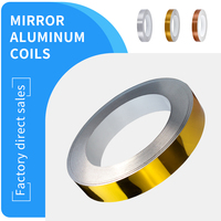 Bobines en alliage d'aluminium de vente chaude pour les lettres de canal et la publicité 0.6mm d'épaisseur miroir couleur or service de pliage modèle LY-1