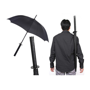 Paraguas de espada pura de samurái japonés de Anime negro blanco personalizado con bolsa de <span class=keywords><strong>hombro</strong></span> - Product Image 1