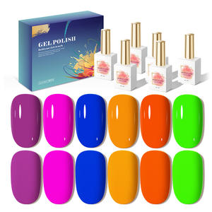 AILANUO, 6 colores, lámpara Uv/LED, esmalte de uñas en Gel, suministros profesionales para uñas, logotipo privado, juego de esmalte de Gel de larga duración - Product Image 1