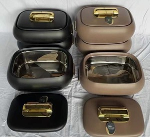 Ensemble de 3 casseroles isothermes professionnelles de 4,5 L, 5,5 L et 6,5 L avec couvercle doré pour <span class=keywords><strong>un</strong></span> dîner luxueux - Product Image 6