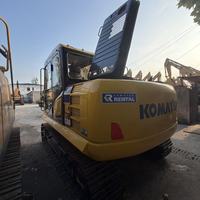 Excavatrice sur chenilles hydraulique Komatsu PC130 d'occasion de haute qualité, d'origine japonaise, 13 tonnes, avec moteur et engrenages