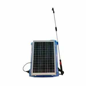 Agricultural Farmjet 16L / 20L, And Battery-Operated Spray Pump Backpack Solar Powered Sprayers With 12V Acid Lead Battery/