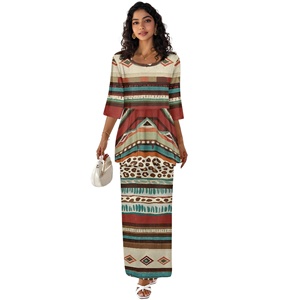 Aztec Custom-Designed Dress Direct-Sale Products From the Manufacturer - Two-Piece Set for the Island <strong>Country</strong> - Product Image 3