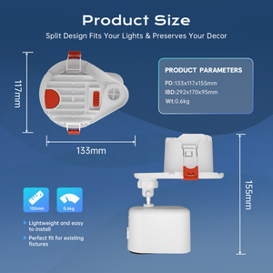 Câmera de Segurança YIMMET com Luz de Diamante Montada, Sem Perfuração, Comercial, 2MP, Alertas de Movimento, Áudio Bidirecional, Controle por Aplicativo, IP66 - Product Image 2