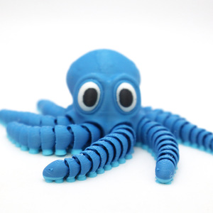 3D Printed Articulated Octopus <b>Toy</b> Flexible Joints <b>Fidget</b> <b>Toy</b> for Kids Stress Relief Desk Decor Gift - Product Image 4