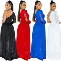 Custom Fashion Casual One Shoulder Long Women's Jumpsuit Elegant