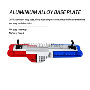 Barra de luz de ambulancia de advertencia de emergencia <span class=keywords><strong>LED</strong></span> de montaje en techo rojo y azul de alta potencia barata de 47 pulgadas con altavoz y Sirena - Product Image 2