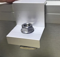 30mm 32mm 33mm 35mm 40mm panneau solaire Alu milieu et fin pince panneau solaire impasse pince Kits de fixation