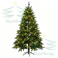 Arbre de Noël extérieur vert, lumières de Noël LED géantes, fournisseur OEM en gros, sur mesure