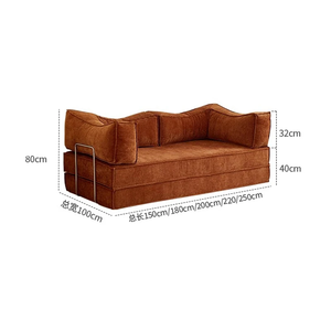 Odm Furniture Makers China in Guangzhou Drop Shipping Moq 1 Piece High Quality Affordable <b>Sofa</b> And <b>Sofa</b> Bed in A Box - Product Image 5