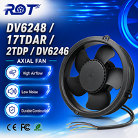 Neuer DV6248/2TDP DC Diagonal-Lüfter 48V 172mm 51mm Hochleistungs-Kugellager Server Telekommunikations-Schrank Kühlung Ersatzventilator