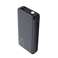 Batterie externe portable ultra-fine OEM 10000mAh 22.5W à charge rapide 20000mAh 30000mAh 50000mAh avec câbles