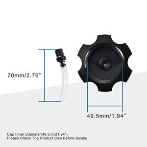 GOOFIT <span class=keywords><strong>Bouchon</strong></span> de réservoir d'<span class=keywords><strong>essence</strong></span> de moto de remplacement pour Dirt Pit Bike ATV <span class=keywords><strong>Quad</strong></span> Scooter - Product Image 2