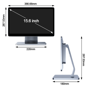 Sistema POS em Liga de Alumínio com Tela Touch de 15,6 Polegadas para Lojas de Luxo, Máquina POS Win10/11 para Cafés, Salões e Floriculturas - Product Image 4
