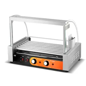 Jinja produsen profesional menyediakan mesin rol anjing panas sosis hot dog mesin rol hot dog
