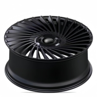 Jantes en alliage d'aluminium forgé SRX 20 21 pouces PCD 5X130 Noir brillant, neuves, garantie 3 ans, design concave pour Cayenne