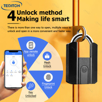 Tediton-Cadenas électronique intelligent à empreinte digitale Cerradura Wifi TT Lock étanche UUnique Touch