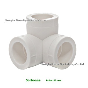 Conector en T de esquina blanco D20 <span class=keywords><strong>para</strong></span> conexión de soldadura de <span class=keywords><strong>agua</strong></span> de grifo doméstica, accesorios de tubería PPR NPT BSP, 'cabeza' de forja de plástico <span class=keywords><strong>para</strong></span> productos químicos - Product Image 4