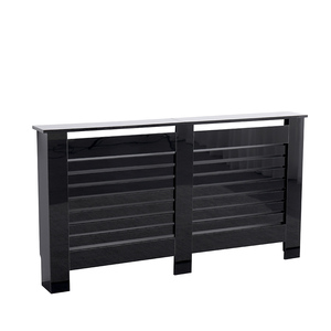 Cubierta <span class=keywords><strong>de</strong></span> Radiador <span class=keywords><strong>de</strong></span> <span class=keywords><strong>Madera</strong></span> MDF Negra <span class=keywords><strong>de</strong></span> Estilo Europeo, Mueble Práctico para el Hogar, Cubierta para Calentador <span class=keywords><strong>de</strong></span> Sala <span class=keywords><strong>de</strong></span> Estar - Product Image 4