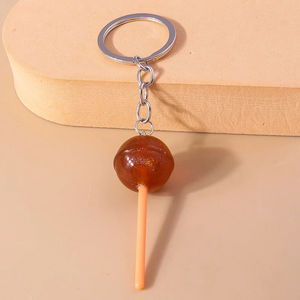 Encantador llavero de Piruleta de caramelo de resina, Mini llaveros de comida de simulación 3D, colgantes de bolso, joyería para niños DIY, amigable con los negocios - Product Image 6