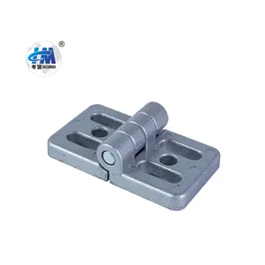Industrial 6063 Aluminum T-Profile Hinge Anodized Powder Coated for Doors Windows Offering Bending Cutting Welding Punching