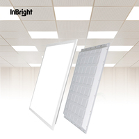 Plafonniers LED carrés de haute qualité, rétroéclairés, pour bureau, 60x60, 600x600, montage en surface, montage encastré au plafond