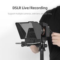 Téléprompteur portable Ambitful T1 Mini pour enregistrement téléphonique et DSLR, avec télécommande et emballage