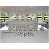 Piscine flottant piste de danse/piste de danse alternatives mariage/carré led piste de danse lumière décoration de mariage