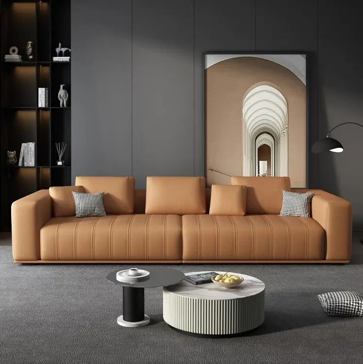 فوشان الألمانية مستلق الأثاث الاثيوبية صالون أريكة سرير قابلة للطي الحديثة تشيسترفيلد غرفة المعيشة مجموعة أريكة جلدية