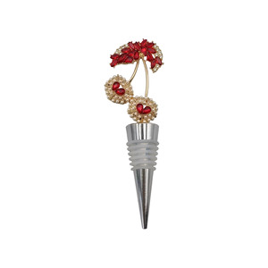 Christmas Wine Stopper Metal Bottle Seal Cork Plug Decorative Santa Snowman Reindeer Tree Gift Design For Red Sparkling Wine - Product Image 2