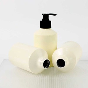 Botellas vacías cosméticas de aluminio Bomba de loción de tornillo de hombro inclinado Botella de spray de champú para lavado corporal - Product Image 2
